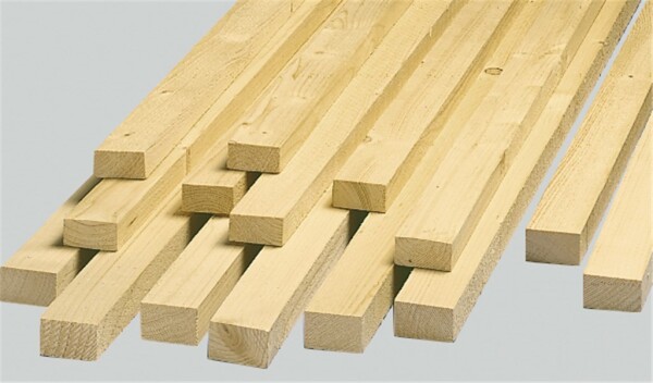 30 x 50 x 4000 mm Fi./Ta. Dachlatten, S10 Sortierung, roh, getrocknet (Abnahme: Bund: 10 St. oder VE: 660 St.)  (Onlinebestellung / Siehe Beschreibung)