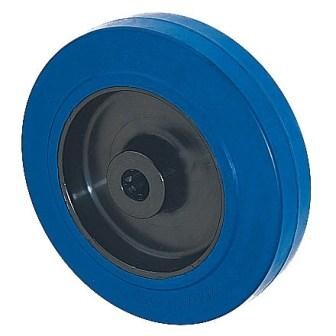 100 mm Blue Wheels-Rad mit Rollenlager ohne Fadenschutz, Tragkraft: 140 kg