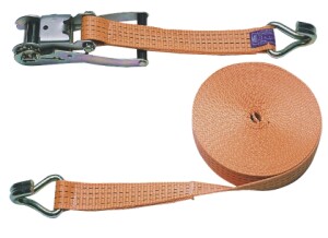 50mm Ratschenzurrgurt 2-teilig, orange, 6,0 m;Zurrkraft 4000 kg