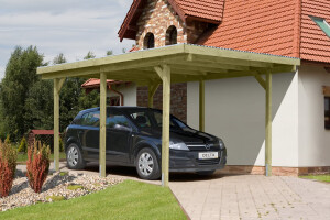Einzelcarport, grün, 303x505cm, VE: 1, Art.-Nr.: 68000