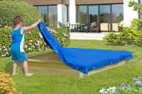 Abdeckplane für Sandkasten, blau, 150x150cm, VE: 5, Art.-Nr.: 67036