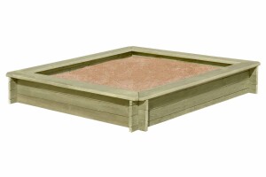 BONNY Sandkasten, grün, 180x180x30cm, VE: 8, Art.-Nr.: 67043