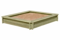 BONNY Sandkasten, grün, 180x180x30cm, VE: 8, Art.-Nr.: 67043