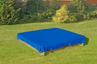 SUNNY Sandkasten, grün, 120x120x25cm, VE: 20, Art.-Nr.: 67048