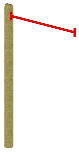 Multi-Play Reckstange mit Pfosten, , VE: 1, Art.-Nr.: 67524