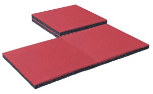 Multi-Play Fallschutzmatten, rot (2er-Set), 50x50x2,5cm, VE: 1, Art.-Nr.: 69221