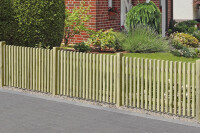 BALTRUM Vorgartenzaun, grün, 180x80cm, VE: 21, Art.-Nr.: 50267