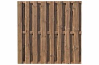 NATURA Bohlen-Zaun, braun, 180x180cm, VE: 21, Art.-Nr.: 51185