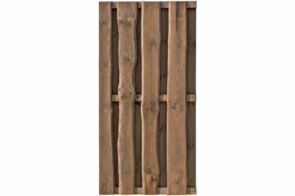 NATURA Bohlen-Zaun, braun, 90x180cm, VE: 21, Art.-Nr.: 51187