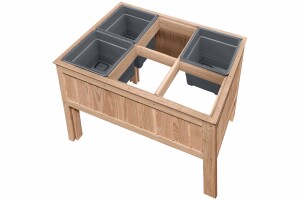 REMO 2x3 Hochbeet, Lärche, 100x69x80cm, VE: 6, Art.-Nr.: 61062