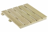 Holzfliese, 5 Latten, grün, 50x50cm, VE: 80, Art.-Nr.: 62006