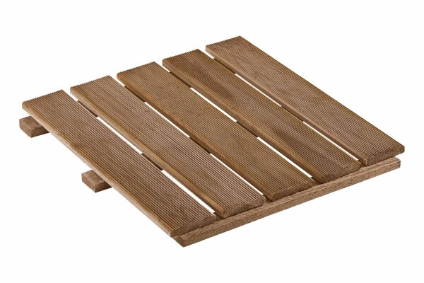 Holzfliese, 5 Latten, braun, Art.-Nr.: 62007 (Verfügbarkeit / Fracht auf Anfrage / Siehe Beschreibung)