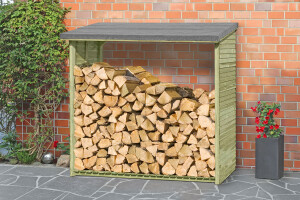 Kaminholzregal BASIC, 188x69x183cm, VE: 7, Art.-Nr.: 66000