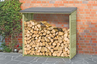 Kaminholzregal BASIC, 188x69x183cm, VE: 7, Art.-Nr.: 66000