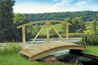 Handlauf für Gartenteichbrücke, L=240cm, VE: 1, Art.-Nr.: 66031