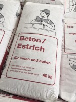 Beton / Estrich Spenner / C 25/30 - 40 kg / Sack (Palette: 30 Sack / 1,5 Sack pro Pfosten)