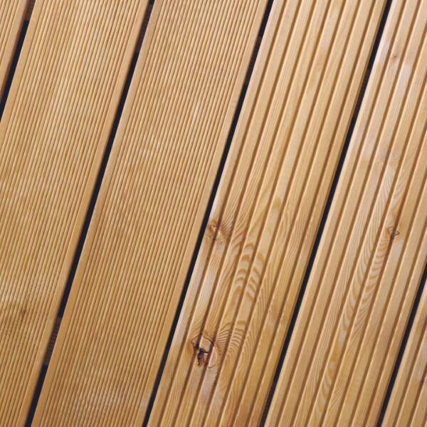 45 x 145 mm sib. Lärche Terrassendiele unbehandelt, DK 3, Kombi-Profil, Längen auf Anfrage / Sonderbestellung