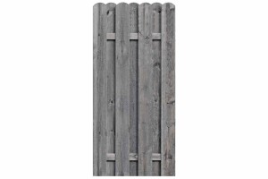 BOLEO Bohlen-Zaun gerade, grau, 90x180cm, VE: 19, Art.-Nr.: 51193