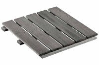 Holzfliese, 5 Latten, grau, 50x50cm, VE: 80, Art.-Nr.: 62008