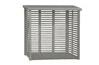 Kaminholzregal FLAMMO L mit Rückwand, grau, 208x75x200cm, VE: 1, Art.-Nr.: 66013