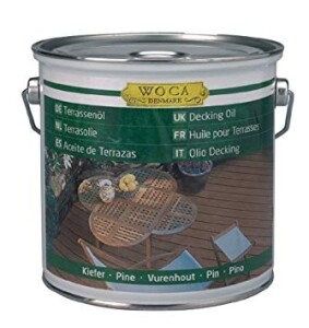 WOCA Terrassenöl Exclosive 2,5 l, Verbrauch: ca. 1...