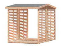 Kaminholzregal KAMO L, Lärche, 200x75x200, VE: 4, Art.-Nr.: 66017