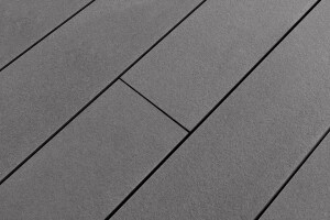 20 x 84,5 x 3150 mm Cedral Terrassendielen aus Faserzement Farbe: Tiefes Grau mit Clip-Nut, Brandklasse A2 (Abrechnung nach Lfm.)