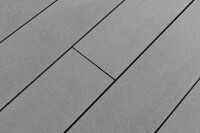 20 x 84,5 x 3150 mm Cedral Terrassendielen Abschlußprofil aus Faserzement Farbe: Sanftes Grau mit eins. Clip-Nut, eins. Geschlossen, Brandklasse A2 (Abrechnung nach Lfm.)