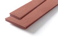 20 x 84,5 x 3150 mm Cedral Terrassendielen Abschlußprofil aus Faserzement Farbe: Warmes Rot mit eins. Clip-Nut, eins. Geschlossen, Brandklasse A2 (Abrechnung nach Lfm.)