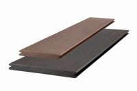 21 x 145 mm Megawood Premium Naturbraun Barfußdiele, Oberläche: oszillierend gehobelte Oberseite, gebürstete Unterseite, Längen: 420-480-600 cm (Shop / Abrechnung: Stück = Lfm.)