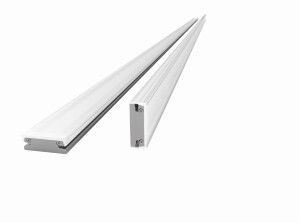 Megalite LED-LINEAR-LEUCHT, H: 21 mm; B: 62 mm, L: 360 cm; 27 W/36 W/45 W; 24 V DC IP65, Aluminium/Kunststoff, waagerecht