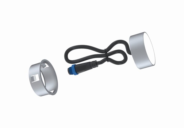 LED-SPOT MINI/MAXI 0,25 W/0,5 W; 24 V DC IP67, Edelstahl, Durchmesser: 60 mm