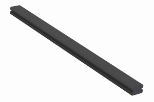 40 x 60 x 3600 mm Konstruktionsbalken UK, schwarz (Clip -...