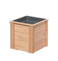 NARO 1er Pflanzkasten, Lärche, 38x38x39cm, VE: 9, Art.-Nr.: 60901