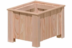 CLEO 1er Pflanzkasten, Lärche, 38x38x30cm, VE: 9, Art.-Nr.: 60921