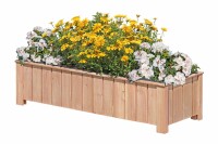 CLEO 4er Pflanzkasten, Lärche, 134x38x30cm, VE: 6, Art.-Nr.: 60924