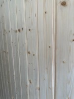 12,5 x 96 mm nord. Fichte Stabprofil / Sachsenprofil (z.B. Lambris / Lamperie), u/s hobelfallend nachsortiert, Deckbreite: 88 mm, (Abnahme volle Bunde: 10 St.)