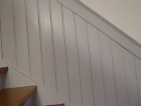 19 x 121 mm nord. Fichte Stabprofil / Sachsenprofil (z.B. Lambris / Lamperie), sf hobelfallend I-IV, Deckbreite: 113 mm, (Abnahme volle Bunde: 5 St.)