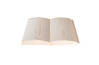 19 x 96 mm nord. Fi. Blockhausprofil, gehobelt, Bund: 5 St., Länge: 360 / 420 / 450 / 480 / 510 cm