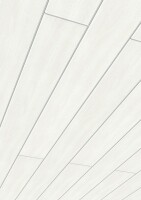 12 x 200 x 1280 mm Bocado Dekorpaneele 200, Eiche weiß deckend 04069, Nullfuge Holznachbildung (Klammer Top 4), VE: 5 Stück / 1,28 qm