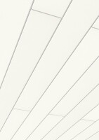 12 x 200 x 2600 mm Bocado Dekorpaneele 200, Uni weiß glänzend DF 00324, Nullfuge Dekor (Klammer Top 4), VE: 5 Stück / 2,60 qm