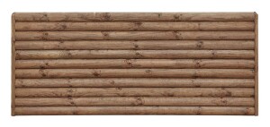 FINJA XL Halbpalisadenhochbeet, braun, 187x87x77cm, VE: 1, Art.-Nr.: 61085