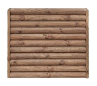 FINJA XL Halbpalisadenhochbeet, braun, 187x87x77cm, VE: 1, Art.-Nr.: 61085