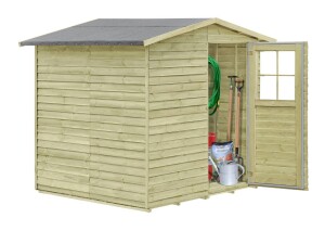 Gerätehaus Dortmund 2 (einflügelig), 180x180x210cm, VE: 1, Art.-Nr.: 63221