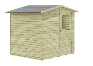 Gerätehaus Dortmund 2 (einflügelig), 180x180x210cm, VE: 1, Art.-Nr.: 63221