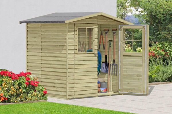 Gerätehaus Hamburg 1 (zweiflügelig), 180x145x210cm, VE: 1, Art.-Nr.: 63222