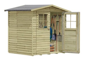 Gerätehaus Hamburg 1 (zweiflügelig), 180x145x210cm, VE: 1, Art.-Nr.: 63222