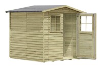 Gerätehaus Hamburg 2 (zweiflügelig), 180x180x210cm, VE: 1, Art.-Nr.: 63223