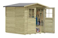 Gerätehaus Hamburg 2 (zweiflügelig), 180x180x210cm, VE: 1, Art.-Nr.: 63223