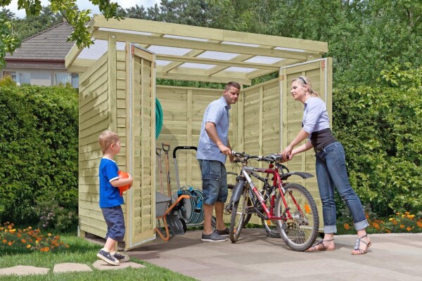 Gerätehaus Oslo, 244x206x225cm, VE: 1, Art.-Nr.: 65021 (Ab Lager Lübbecke / Verfügbarkeit auf Anfrage)